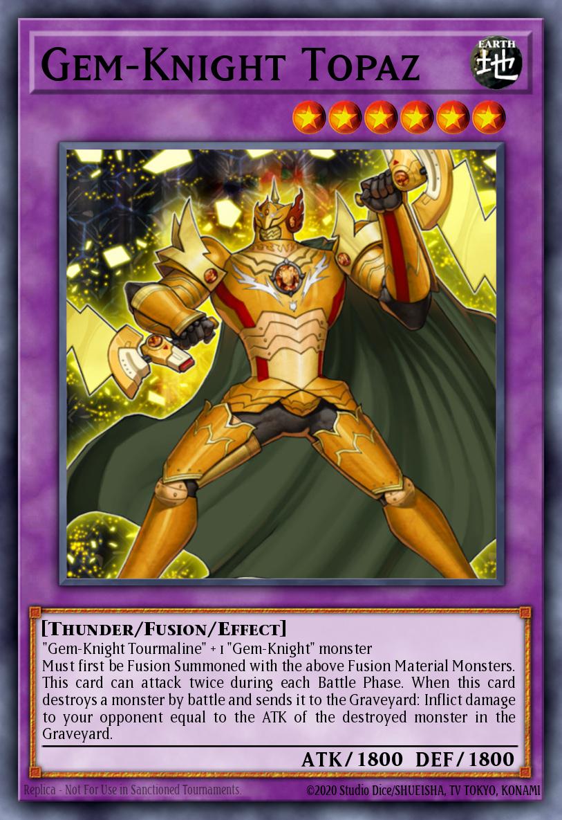 (138) YuGiOh TCG BLMM: Battles of Legend: Monster Mayhem Single: Gem-Knight Topaz Ultra Rare