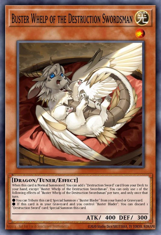 (280) YuGiOh TCG MP25: 2025 Mega-Pack Tin Single: Buster Whelp of the Destruction Swordsman  Ultra Rare