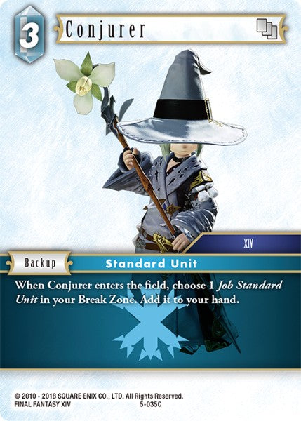 (035) Final Fantasy TCG Opus V Single: Conjurer (5-035) Common