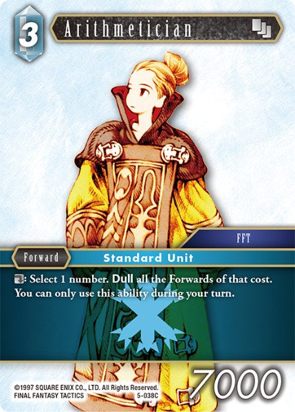 (038) Final Fantasy TCG Opus V Single: Arithmetician (5-038) Common