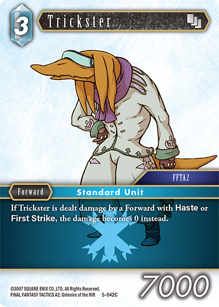 (042) Final Fantasy TCG Opus V Single: Trickster (5-042) Holo Common