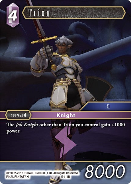 (111) Final Fantasy TCG Opus V Single: Trion (5-111) Holo Rare
