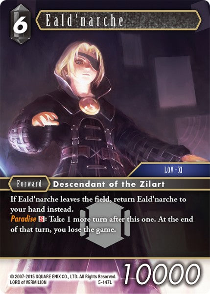 (147) Final Fantasy TCG Opus V Single: Eald'narche (5-147) Holo Legend