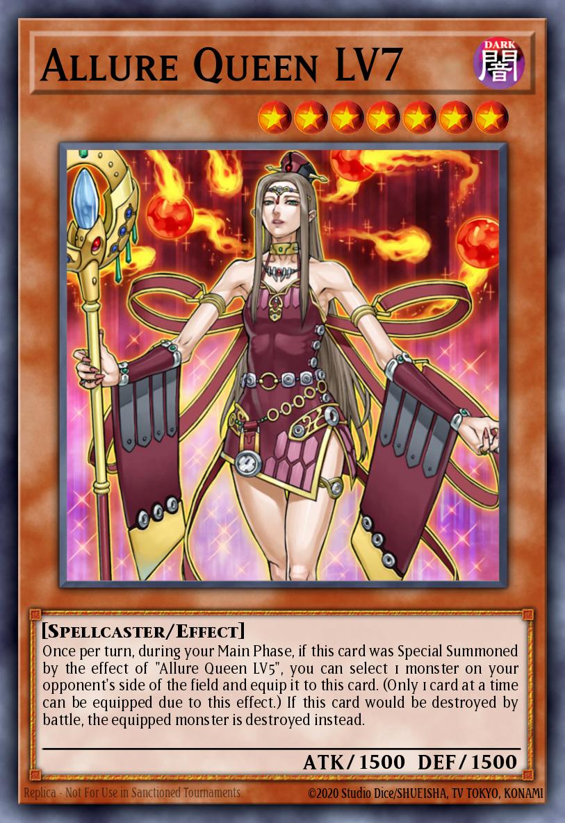 (065) YuGiOh TCG MZTM: Maze of the Master Single: Allure Queen LV7 Rare