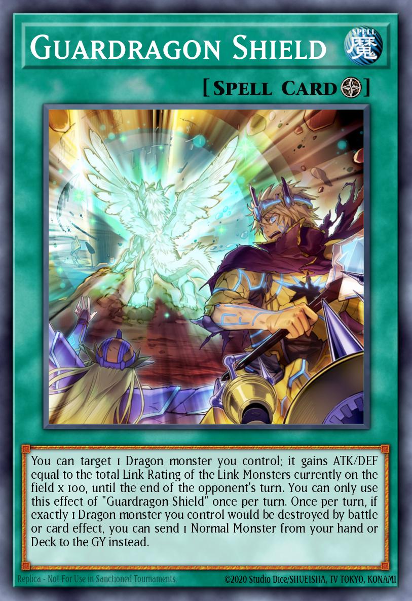 (028) YuGiOh TCG MP20: 2020 Tin of Lost Memories Mega Pack Single: Guardragon Shield Common