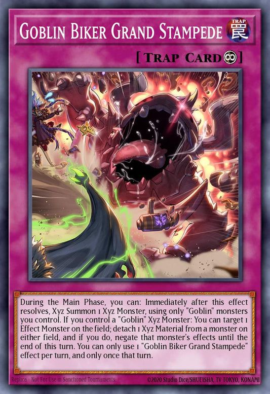 (075) YuGiOh TCG PHNI: Phantom Nightmare Single: Goblin Biker Grand Stampede  Common