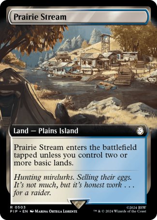 (503) Magic The Gathering Universes Beyond: Fallout: Extras Single: Prairie Stream (V.1) Rare