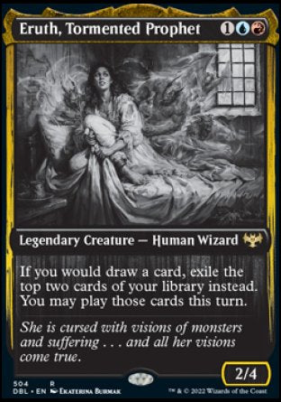 (504) Magic The Gathering Innistrad: Double Feature Single: Eruth, Tormented Prophet Holo Rare