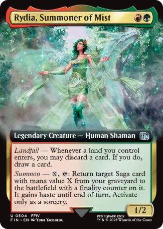 (504) Magic The Gathering Magic: The Gathering - FINAL FANTASY: Extras Single: Rydia, Summoner of Mist Holo Uncommon