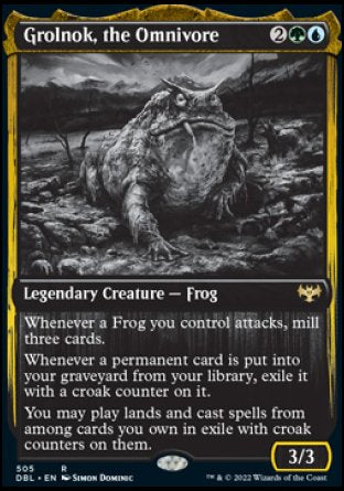 (505) Magic The Gathering Innistrad: Double Feature Single: Grolnok, the Omnivore Rare