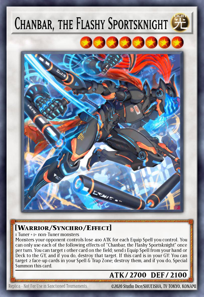 (083) YuGiOh TCG DOOD: Doom of Dimensions Single: Chanbar, the Flashy Sportsknight Super Rare
