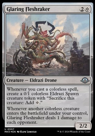 (507) Magic The Gathering Modern Horizons 3: Extras Single: Glaring Fleshraker Uncommon