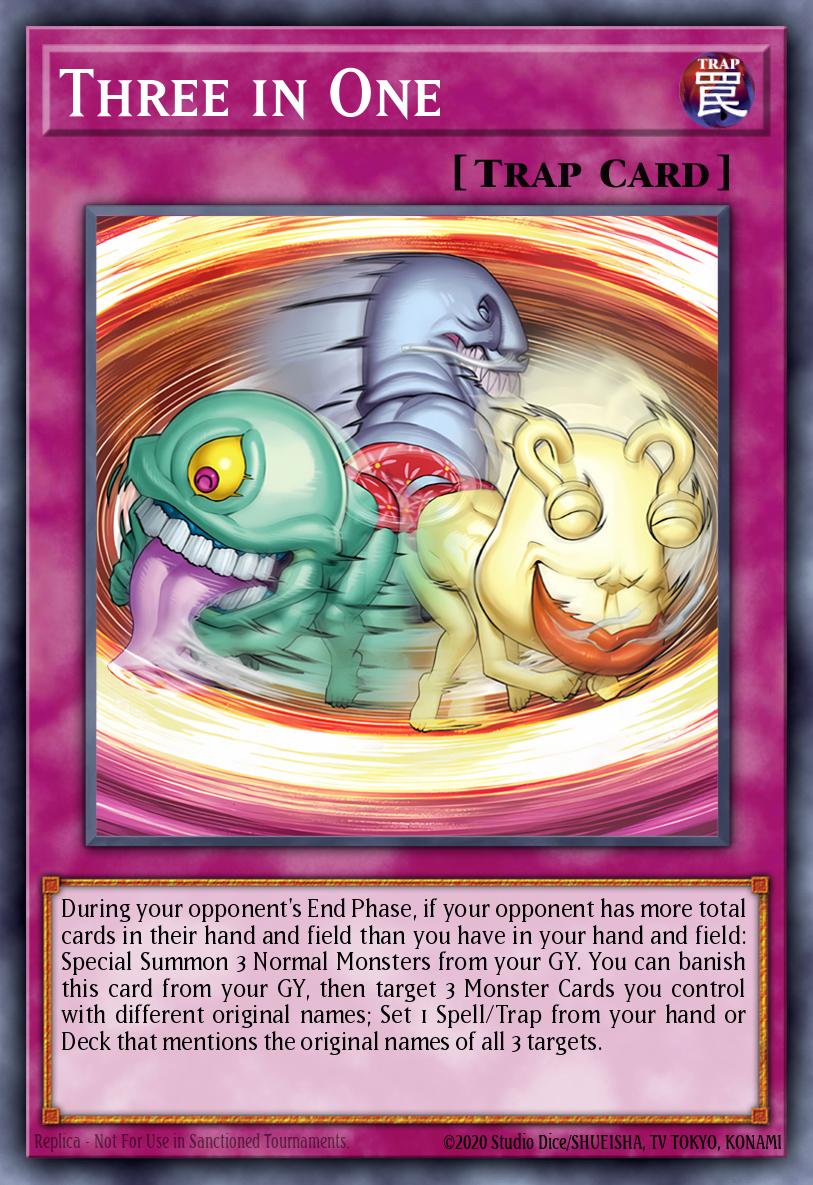 (080) YuGiOh TCG INFO: The Infinite Forbidden Single: Three in One Common