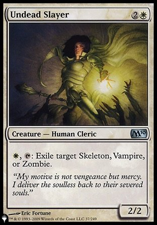(037) Magic The Gathering The List Single: Undead Slayer Uncommon