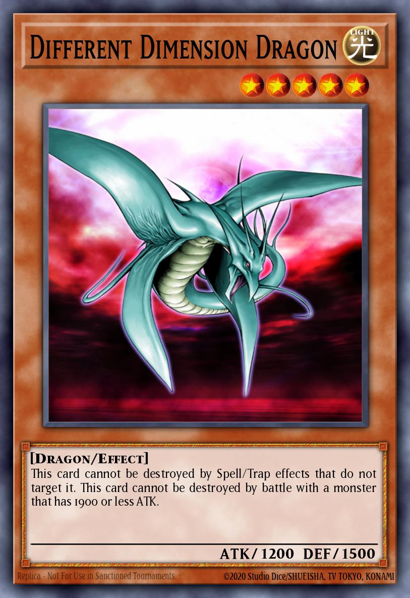 (EN015) YuGiOh TCG DCR: Dark Crisis Single: Different Dimension Dragon (V.2 - Super Rare) Super Rare