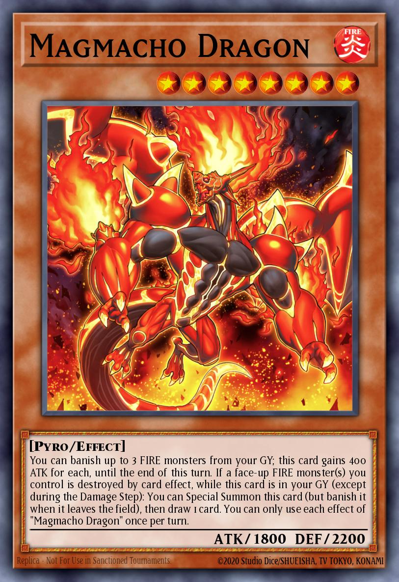 (025) YuGiOh TCG PHNI: Phantom Nightmare Single: Magmacho Dragon Common