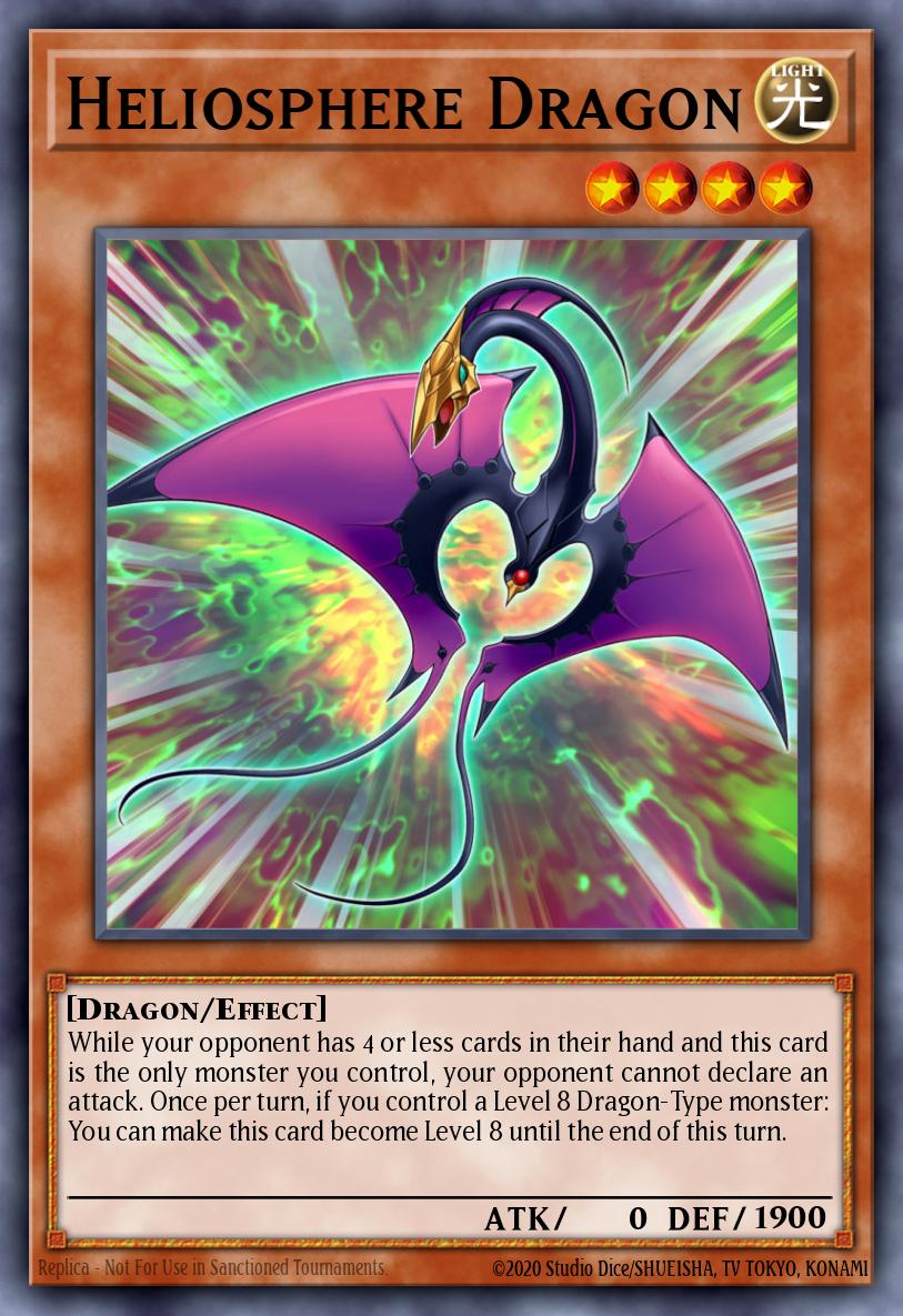 (004) YuGiOh TCG PRIO: Primal Origin Single: Heliosphere Dragon  Common
