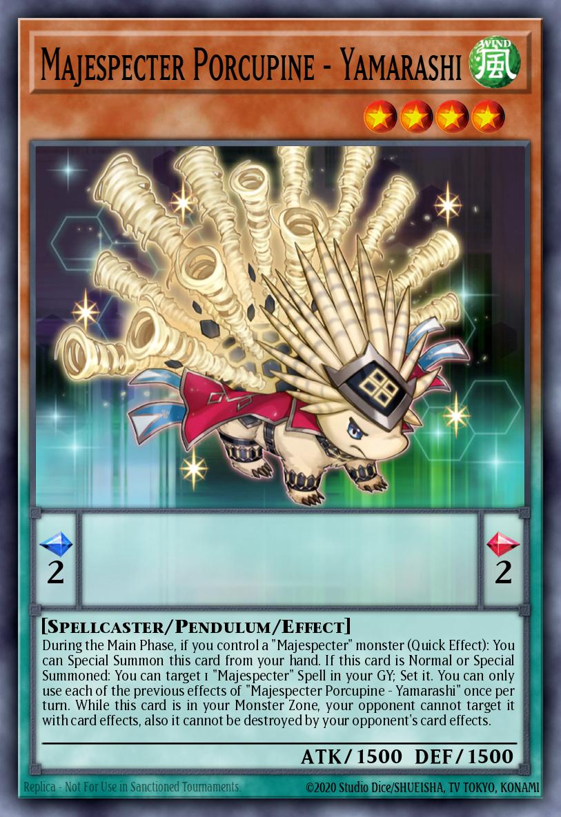 (023) YuGiOh TCG PHNI: Phantom Nightmare Single: Majespecter Porcupine - Yamarashi  Super Rare