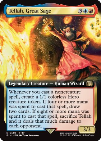(510) Magic The Gathering Magic: The Gathering - FINAL FANTASY: Extras Single: Tellah, Great Sage (V.2) Holo Rare