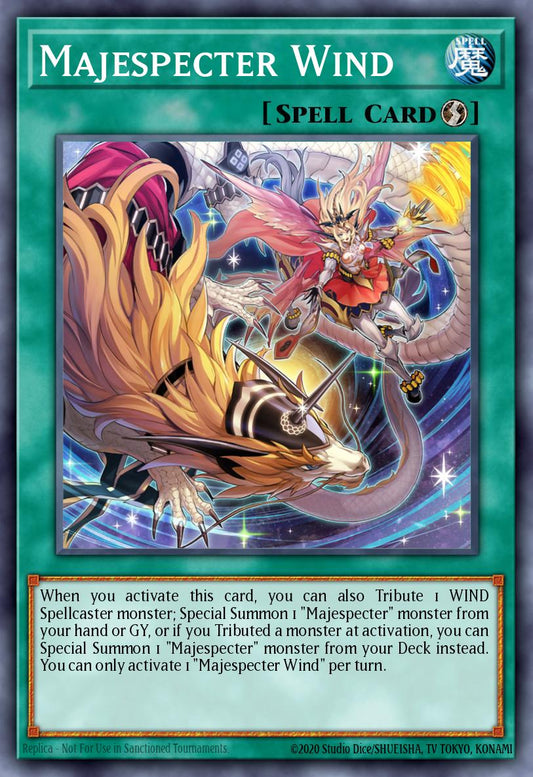 (069) YuGiOh TCG PHNI: Phantom Nightmare Single: Majespecter Wind  Super Rare