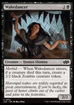 (512) Magic The Gathering Foundations Jumpstart Single: Wakedancer Common
