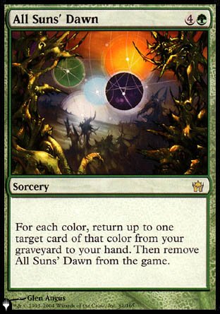 (081) Magic The Gathering The List Single: All Suns' Dawn Rare