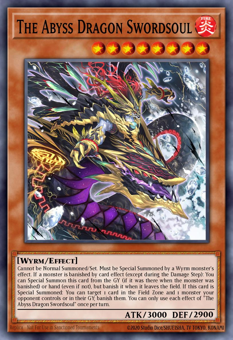 (167) YuGiOh TCG MP24: 25th Anniversary Tin: Dueling Mirrors Single: The Abyss Dragon Swordsoul Ultra Rare