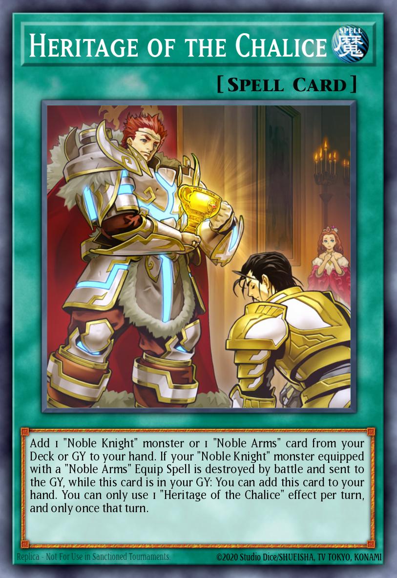 (224) YuGiOh TCG MP19: 2019 Gold Sarcophagus Tin Mega Pack Single: Heritage of the Chalice Secret Rare