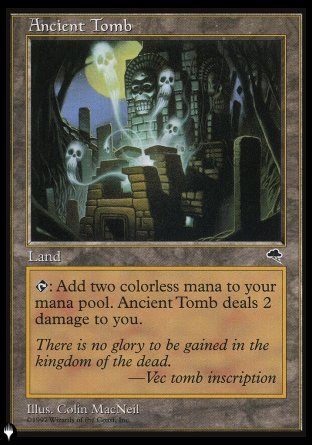 (000) Magic The Gathering The List Single: Ancient Tomb Uncommon