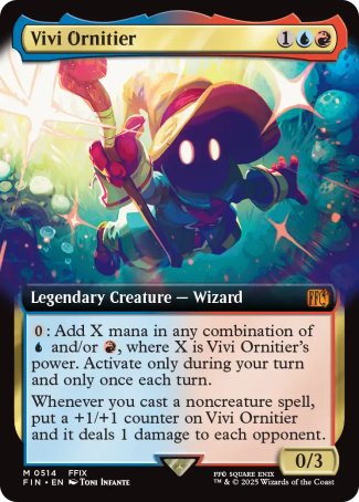 (514) Magic The Gathering Magic: The Gathering - FINAL FANTASY: Extras Single: Vivi Ornitier (V.2) Mythic