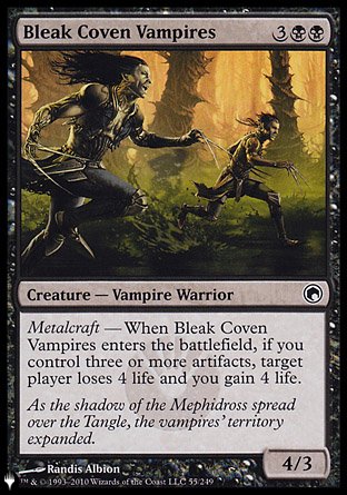 (055) Magic The Gathering The List Single: Bleak Coven Vampires Common