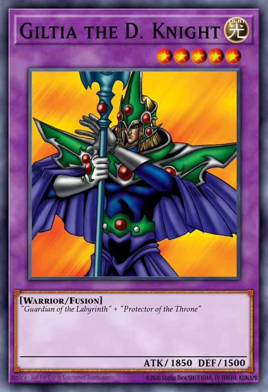 (EN094) YuGiOh TCG MRD: Metal Raiders Single: Giltia the D. Knight (V.3 - Common)  Common