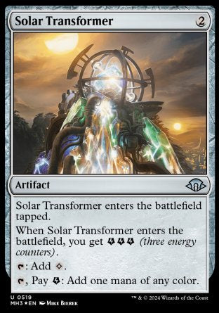 (519) Magic The Gathering Modern Horizons 3: Extras Single: Solar Transformer Uncommon