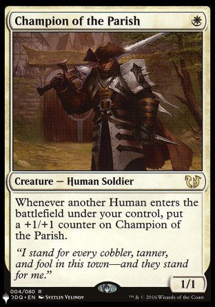 (004) Magic The Gathering The List Single: Champion of the Parish Rare