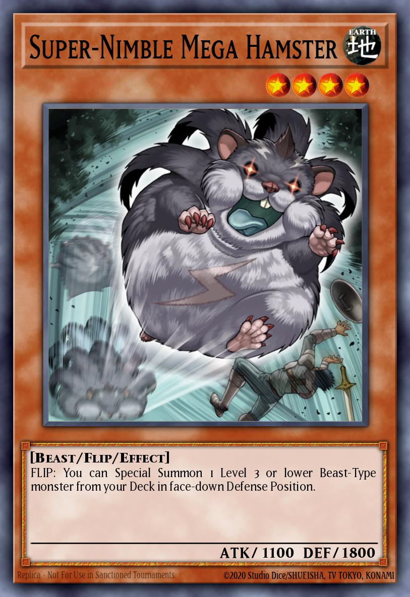 (083) YuGiOh TCG ABPF: Absolute Powerforce Single: Super-Nimble Mega Hamster Super Rare