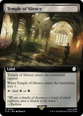 (524) Magic The Gathering Universes Beyond: Fallout: Extras Single: Temple of Silence (V.1) Rare