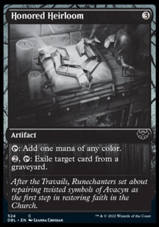 (524) Magic The Gathering Innistrad: Double Feature Single: Honored Heirloom Holo Common