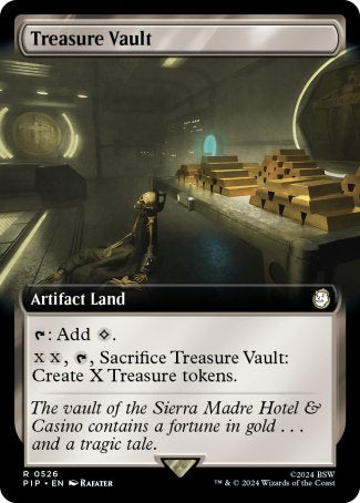 (526) Magic The Gathering Universes Beyond: Fallout: Extras Single: Treasure Vault (V.1) Holo Rare
