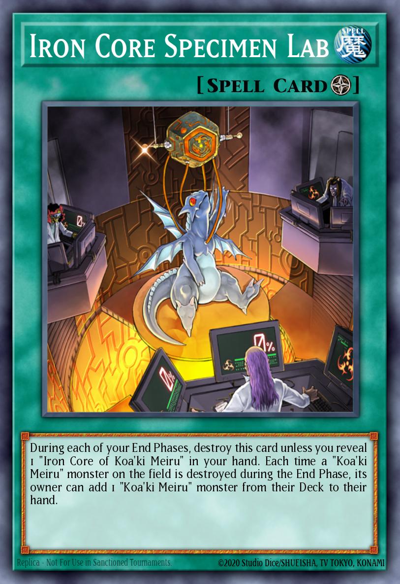 (055) YuGiOh TCG ABPF: Absolute Powerforce Single: Iron Core Specimen Lab Super Rare