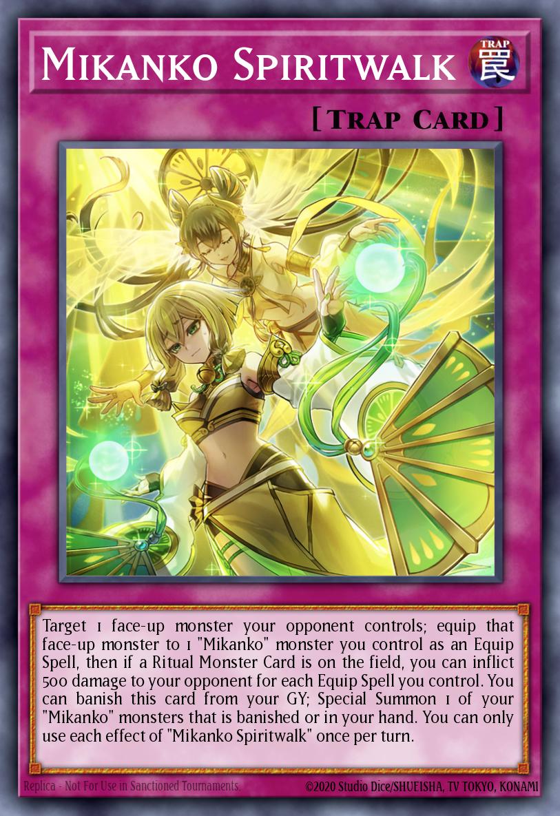 (384) YuGiOh TCG MP24: 25th Anniversary Tin: Dueling Mirrors Single: Mikanko Spiritwalk Common