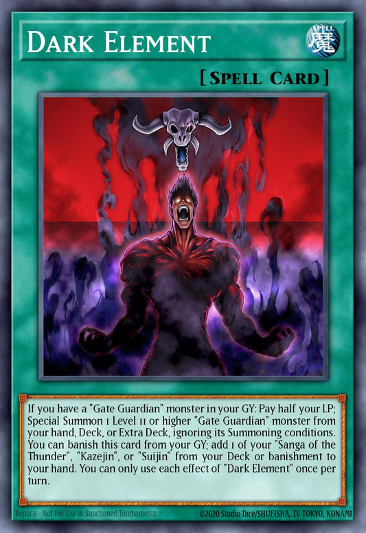 (063) YuGiOh TCG PHNI: Phantom Nightmare Single: Dark Element  Common