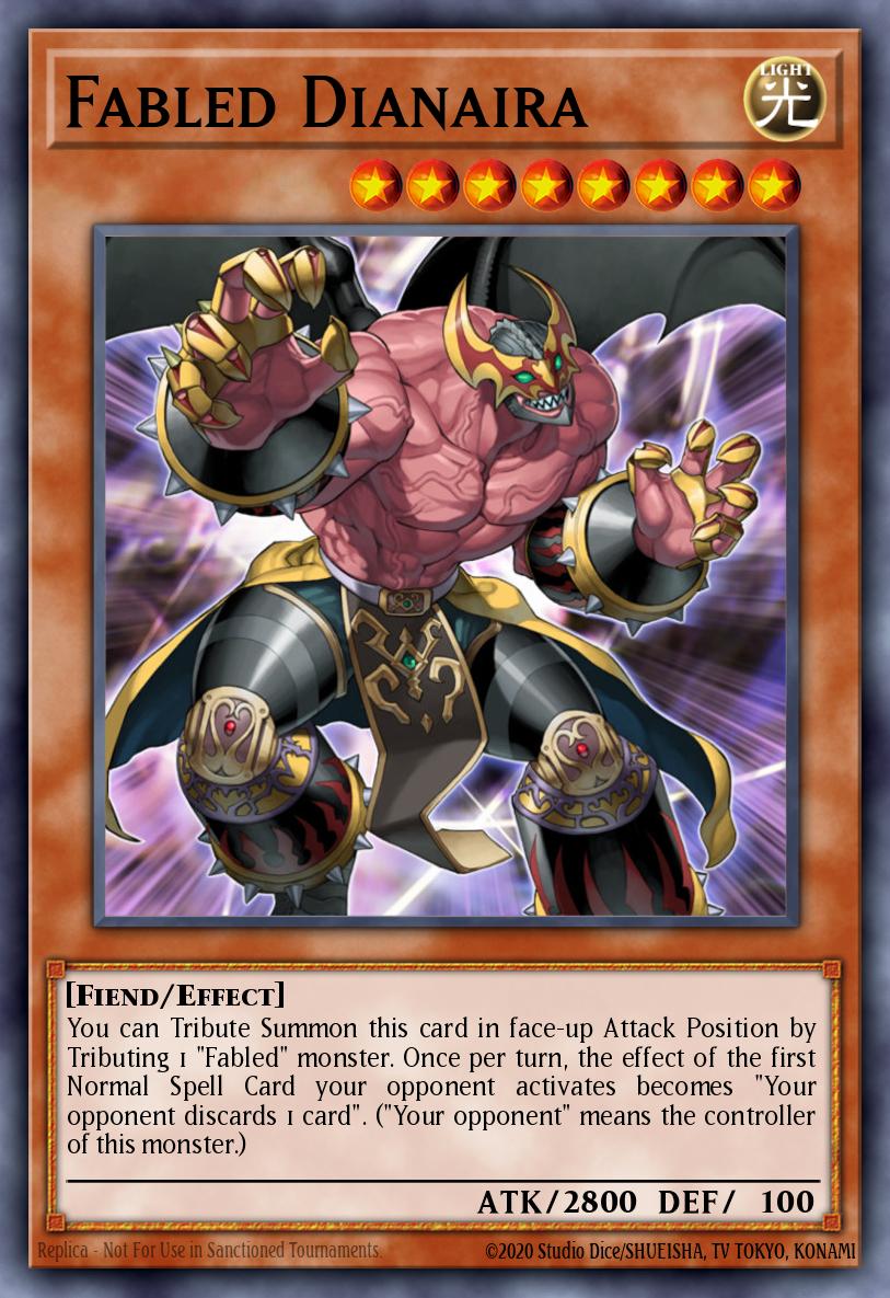 (143) YuGiOh TCG HAC1: Hidden Arsenal: Chapter 1 Single: Fabled Dianaira (V.2 - Parallel Rare) Parallel Rare