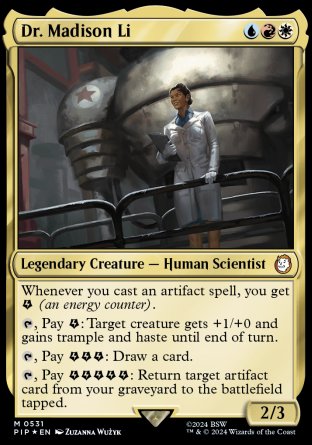 (531) Magic The Gathering Universes Beyond: Fallout: Extras Single: Dr. Madison Li (V.3) Mythic
