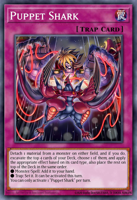 (423) YuGiOh TCG MP25: 2025 Mega-Pack Tin Single: Puppet Shark  Common