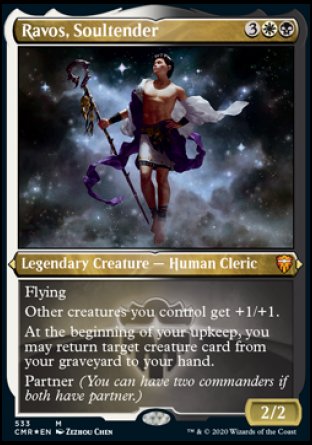 (533/361) Magic The Gathering Commander Legends: Extras Single: Ravos, Soultender Mythic