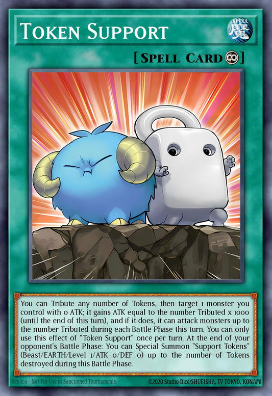 (420) YuGiOh TCG MP25: 2025 Mega-Pack Tin Single: Token Support  Common