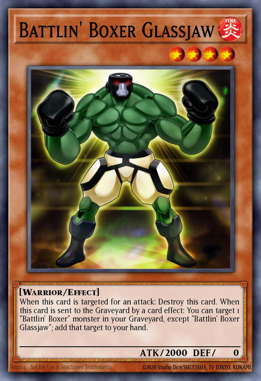 (003) YuGiOh TCG MP14: 2014 Mega-Tins Mega-Pack Single: Battlin' Boxer Glassjaw  Common