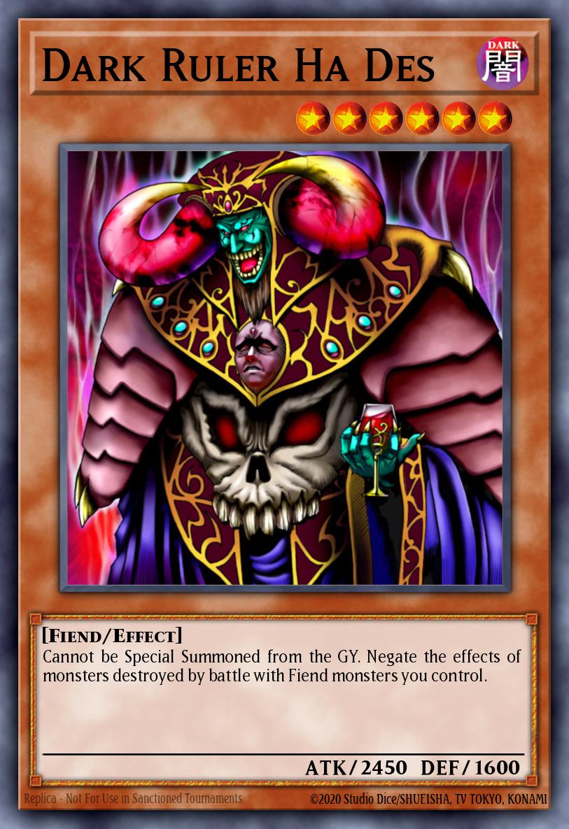(124) YuGiOh TCG DB2: Dark Beginning 2 Single: Dark Ruler Ha Des Ultra Rare
