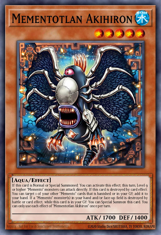 (243) YuGiOh TCG MP25: 2025 Mega-Pack Tin Single: Mementotlan Akihiron  Ultra Rare