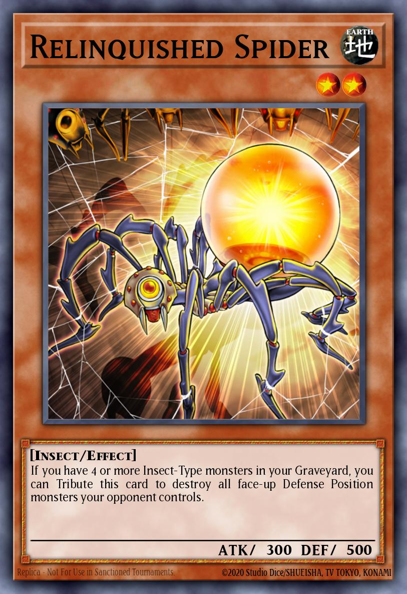(017) YuGiOh TCG SOVR: Stardust Overdrive Single: Relinquished Spider Common